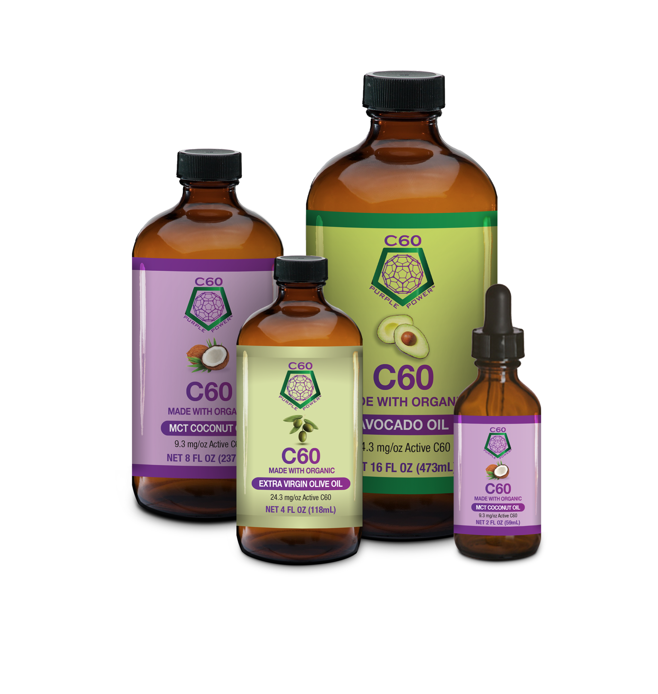 C60 - Carbon 60 in Avocado Oil | Vital Nutritionals